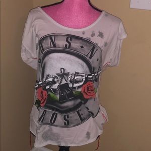 Rock & Republic Guns & Roses scoop neck shirt